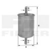 FIL FILTER ZP 8010 FL Fuel filter